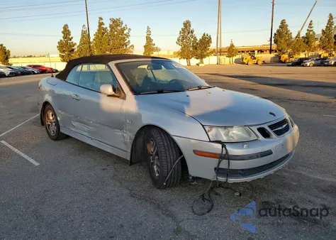 2007 Saab 9-3 2.0T z USA, uszkodzony, nr VIN YS3FD79Y676100801